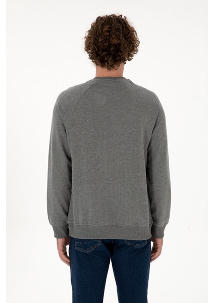 Erkek Antrasit Melanj Sweatshirt 50313752-VR081 indirimleri