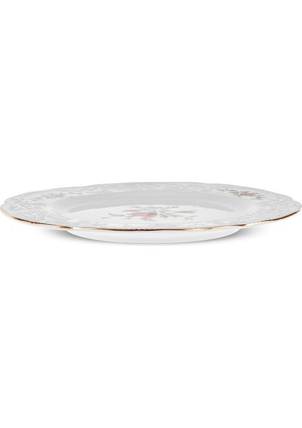 Vintage Rose Servis Tabağı 26 cm Krem fırsatları