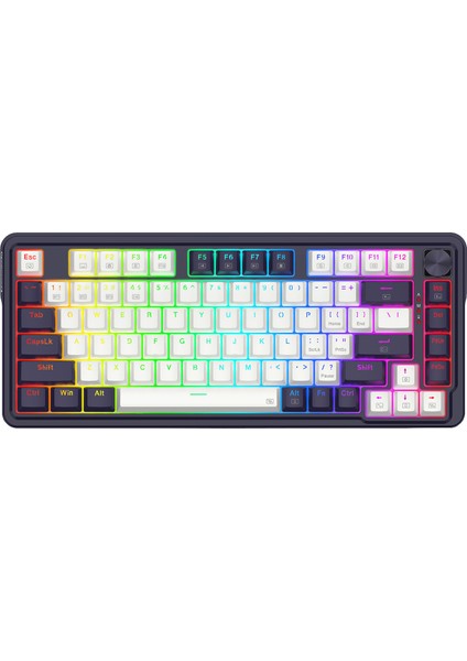 Ucal Pro K673WB-RGB-PRO Siyah Kablosuz Klavye