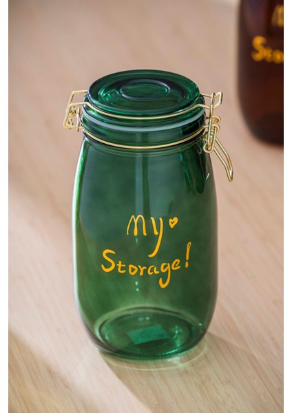 Pierre Klipsli Kapaklı Kavanoz Seti - 21.5 cm