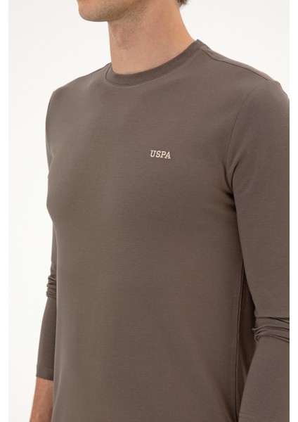Erkek Vizon Sweatshirt 50313744-VR052