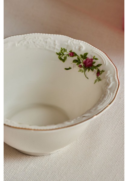 Vintage Rose Çerezlik 12 cm Krem fırsatları