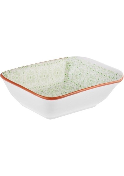 Floral Yeşil Rectangle Çerezlik/sosluk 10 cm fiyatları