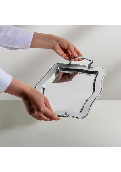 Zincir Saten Çelik Çay Tepsi fiyatları