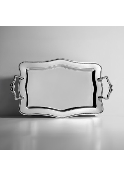 Zincir Saten Çelik Çay Tepsi modelleri