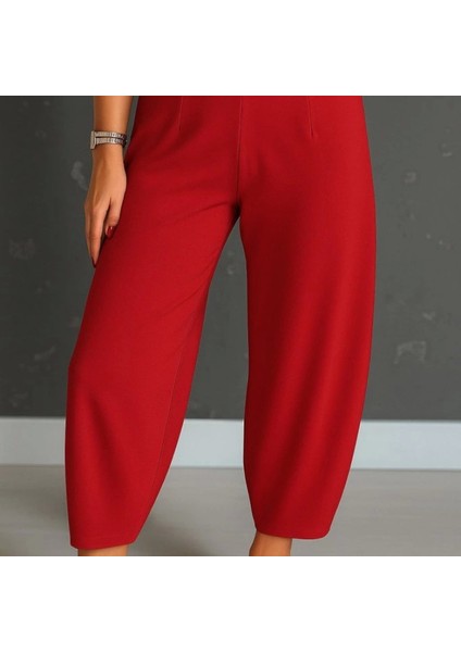 Kadın Yüksek Bel Krep Pantolon fiyatları