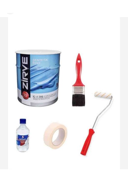 Gri 0,7 Lt Yağlı Boya Seti