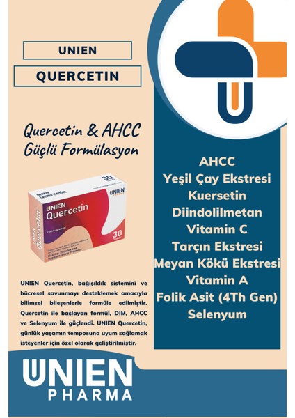 Diindolilmetan, Kuersetin, Folik Asit ve Selenyum İçeren Takviye Edici Gıda. fiyatları