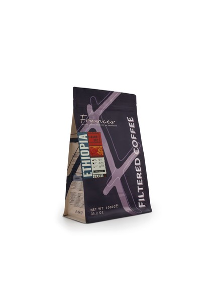 Arabica Ethiopia Filtre | Orta Kavrum | Öğütülmüş Kahve | 1000 gr | Orta Gövde- Dolgun Tat