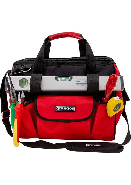 GRC06 16" Fermuarlı Bez Alet Taşıma Çantası