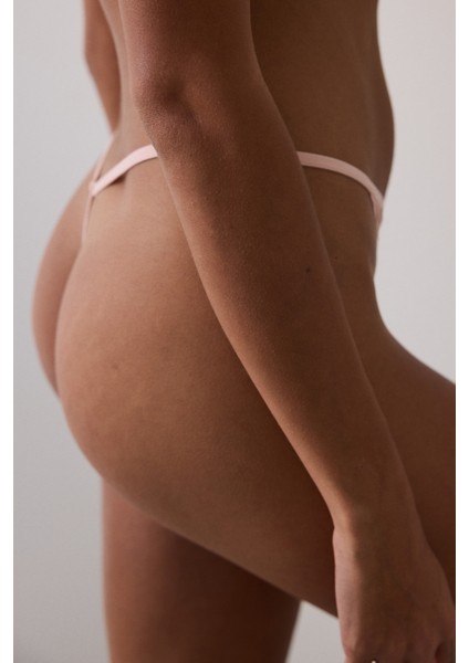 Antik Gül Kurusu Dantelli V Kesim Düşük Bel String Külot modelleri