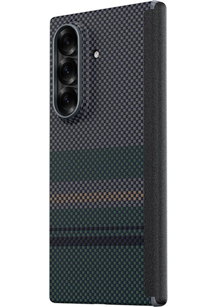 Galaxy Z Fold 7 Uyumlu Kılıf M-Safe Şarj Özellikli Karbon Fiber Benks Aurora Armorair Kevlar Yeşil fiyatları