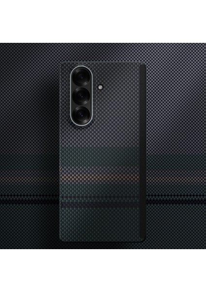 Galaxy Z Fold 7 Uyumlu Kılıf M-Safe Şarj Özellikli Karbon Fiber Benks Aurora Armorair Kevlar Yeşil fırsatları