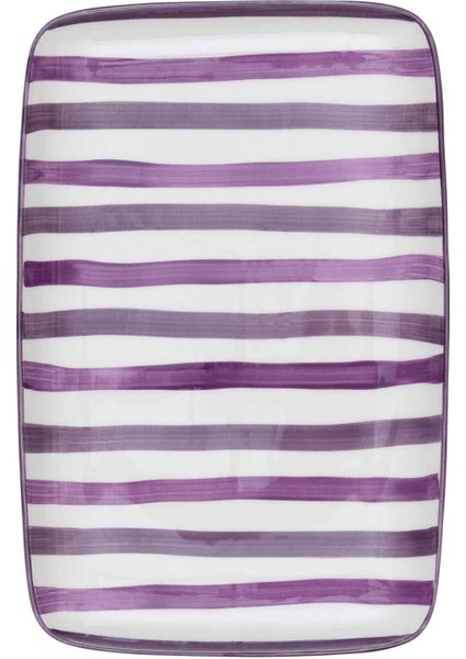 Joy Dikdörtgen Servis Mor 33X21 cm