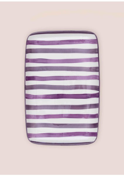 Joy Dikdörtgen Servis Mor 33X21 cm fırsatları