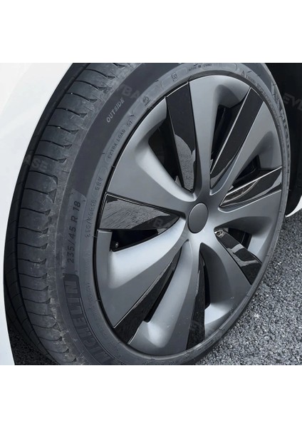Tesla Model Y Uyumlu Jant Kapağı 19'' Ms Tip Mat Gri T Göbek (4 Adet) fiyatları