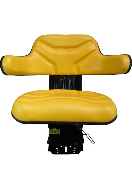 Sarı PA 110 Uyumlu 5 Açılı Sabit Kolçaklı Ileri Geri Kızak Ayarlı Traktör Koltuğu