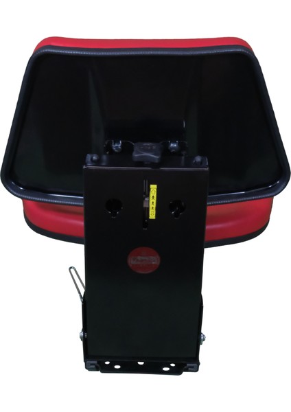 Kırmızı Pa 210 5 Açılı Düz Arkalıklı Ileri Geri Kızak Ayarlı Traktör Koltuğu modelleri