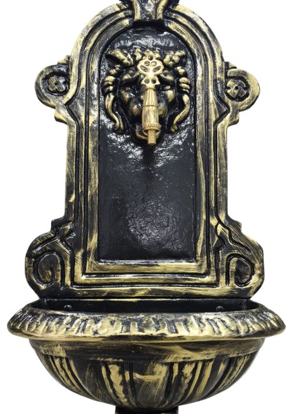 Aslan Motifli Alüminyum Bahçe Çeşmesi