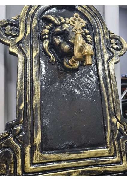 Aslan Motifli Alüminyum Bahçe Çeşmesi indirimleri