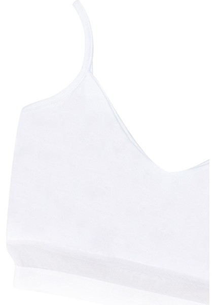 Kadın Sütyen Pedli V Yaka Büstiyer (%96 Pamuk - %4 Elastan) fırsatları