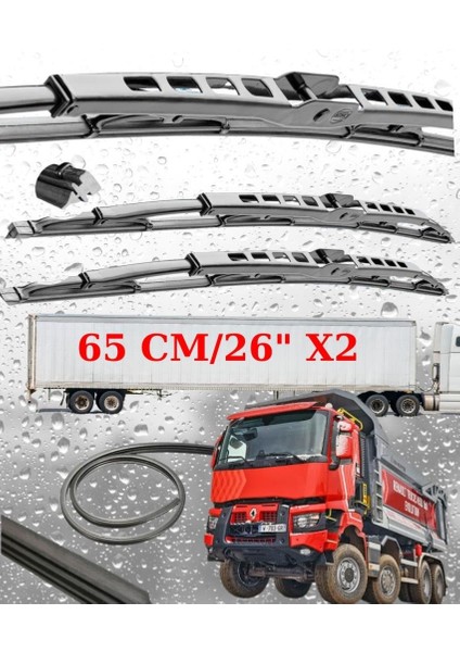 Renault K 520 Ön Silecek Süpürgesi Seti 65CM