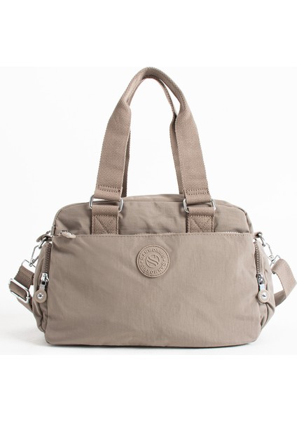 Unisex Krinkıl Kumaş Omuz ve Çapraz Askılı Çanta