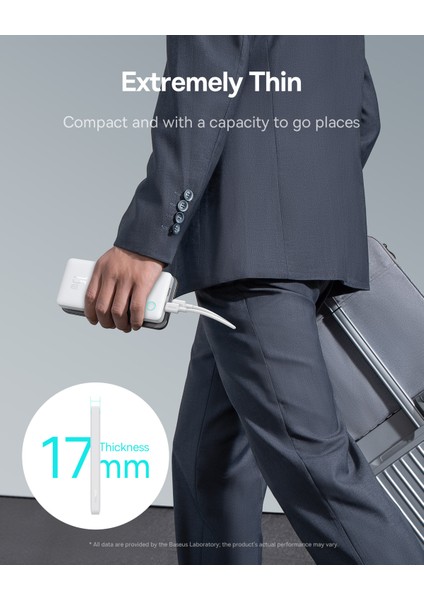 Airpow Lite Power 10.000MAH 15W Powerbank - Beyaz