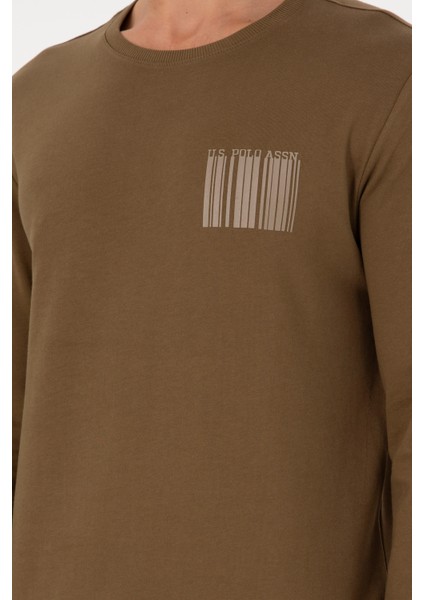 Erkek Haki Sweatshirt 50290252-VR027
