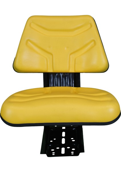 Sarı PPM 210 Düz Arkalıklı İleri-Geri Kızak Ayarsız Patpat Sürücü Koltuğu