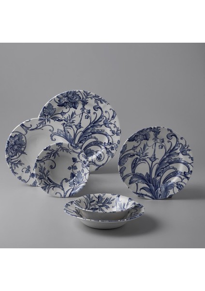 New Leaf 24 Parça 6 Kişilik Yemek Takımı