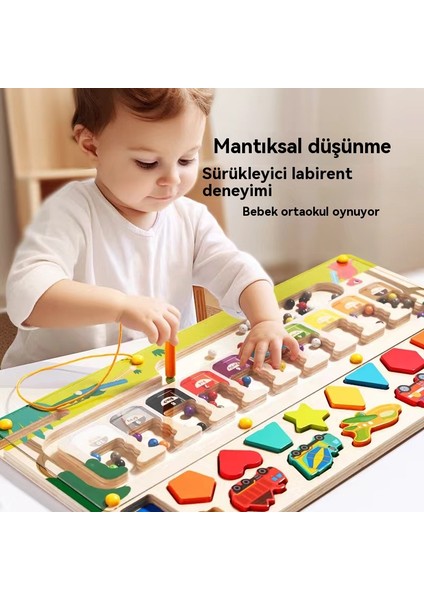 Ahşap Üç 9 Şekilli Bir Renk Sınıflandırması, Trafik Eşleştirme, Manyetik Bulmaca Aydınlanma Oyuncakları (Yurt Dışından) fırsatları
