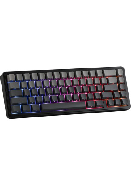 F65 Graywood V3 Switch Mekanik Rgb Tkl Makrolu Hot Swap Kablosuz Klavye Gri fiyatları