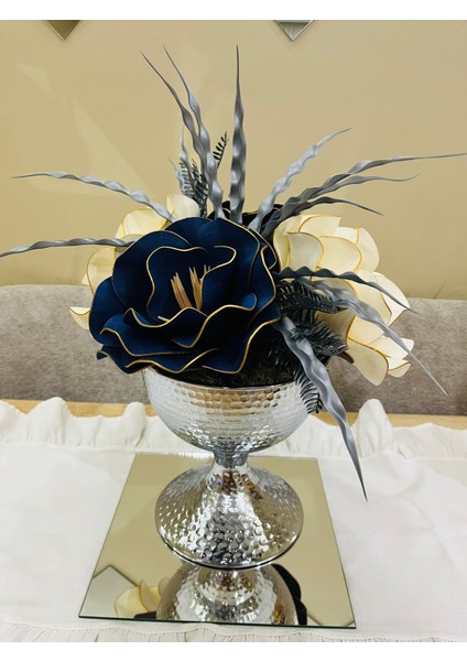 Lüks Gümüş Vazo Eva Aranjman 4 Adet(AYNA DAHİL DEĞİLDİR.) fiyatları