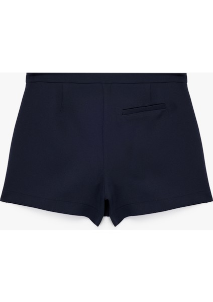 Yan Cepli Mini Şort Etek fiyatları