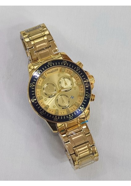 Çelik Kordonlu, Takvim Göstergeli, Altın Sarısı, Su Geçirmez, 2 Yıl Garantili Erkek Kol Saati indirimleri