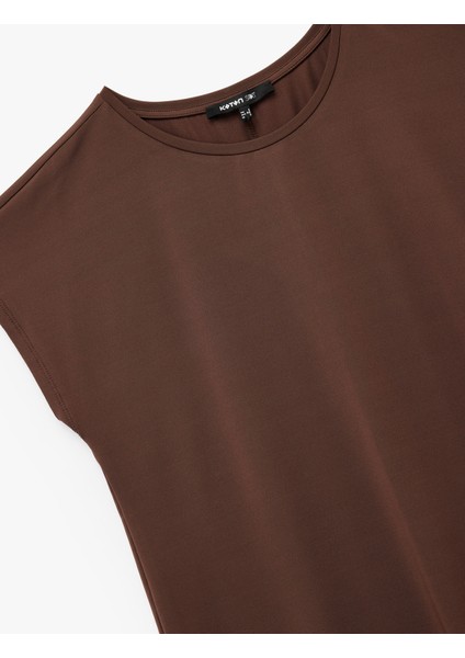 Rahat Kalıp Kısa Kollu Bisiklet Yaka Spor Tişört modelleri