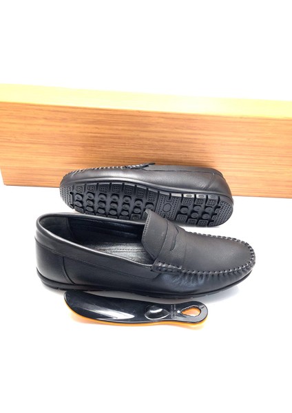 Baykara Büyük Numara 45-46-47 Hakiki Deri Ortopedik Yumuşak Erkek Ayakkabı