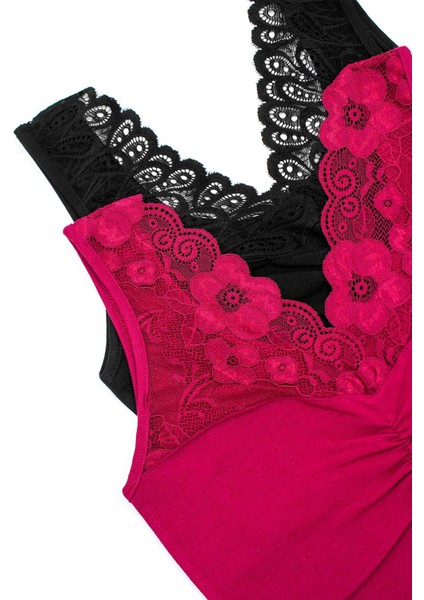 Kadın Sütyen Büzgülü Dantelli Büstiyer (%96 Pamuk - %4 Elastan) fiyatları