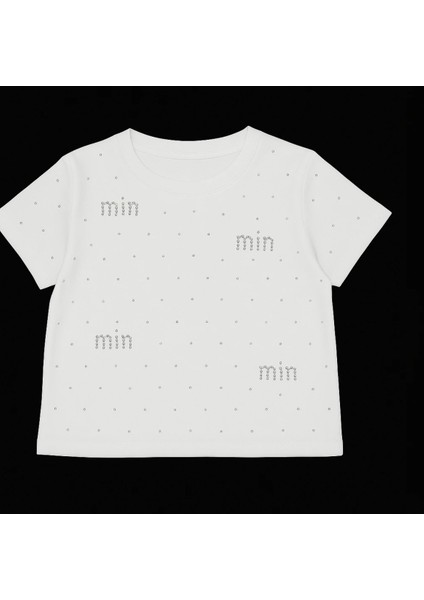 👕 Kız Çocuk Tişörtü – Mın Mın Taşlı Desen fiyatları