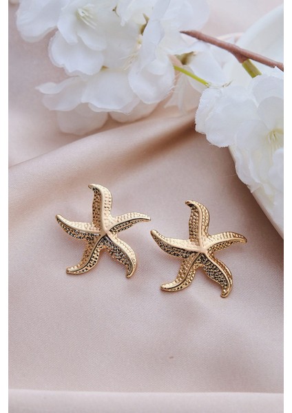 Gold Kıvrık Deniz Yıldızı Küpe fiyatları