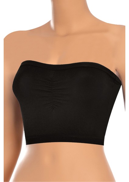 Kadın Sütyen Straplez Balensiz Pedsiz Büstiyer (%96 Pamuk - %4 Elastan)