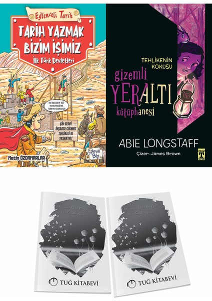 Tarih Yazmak Bizim Işimiz Ilk Türk Devletleri ve Gizem Li Yeraltı Kütüphanesi 2 Tehlikenin Kokusu + Hediyeli