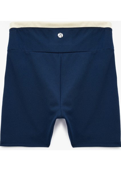 Şerit Detaylı Yüksek Bel Biker Spor Tayt fiyatları