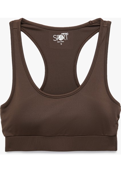 U Yaka Askılı Sporcu Sütyeni