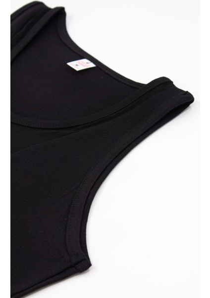 Kadın Sütyen Tüllü Pedsiz Büstiyer (%96 Pamuk - %4 Elastan) fiyatları