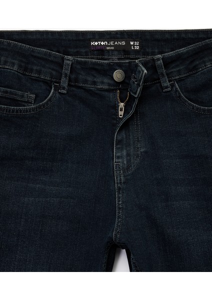 Pamuklu Normal Bel Slim Fit Jean Pantolon - Brad Jean indirimleri