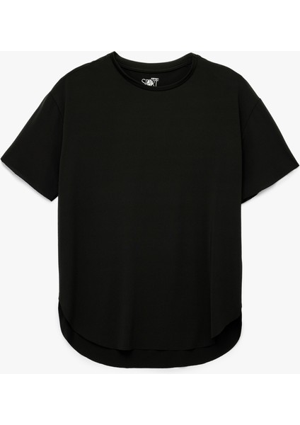 Kısa Kollu Bisiklet Yaka Basic Tişört