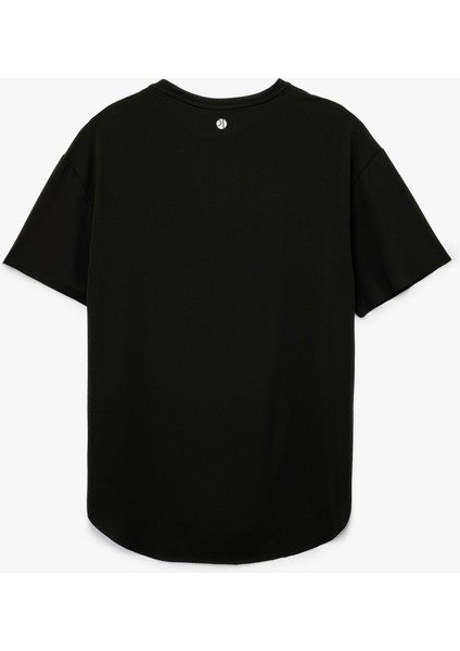 Kısa Kollu Bisiklet Yaka Basic Tişört fiyatları