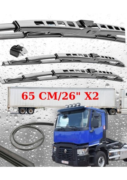 Renault C 430 Ön Silecek Süpürgesi Seti 65CM